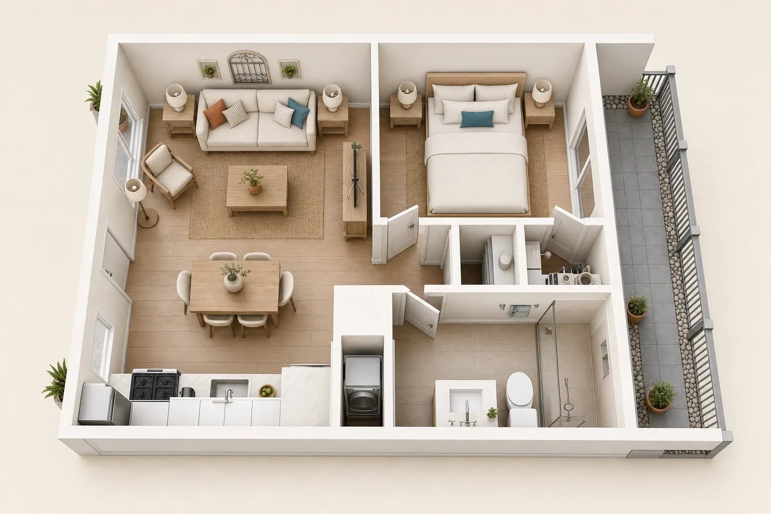 The Conn floor plan — The Shoreline at 19th, Vero Beach FL apartments